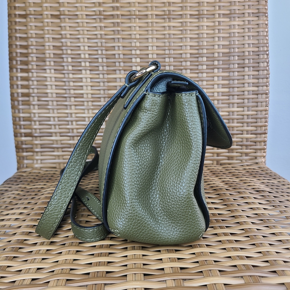 Marc Jacobs Mini Boho Grind Green Leather Shoulder Crossbody Bag Gold Hardware - Picture 7 of 16